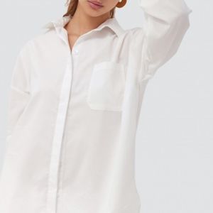 SOLD! White Boyfriend Shirt